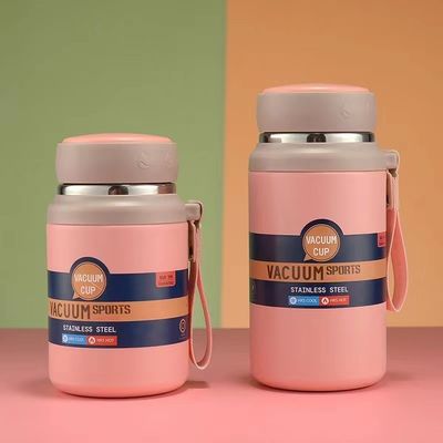 ミニマリストデザインスタイル 750ml/1000ml 携帯キャンプ用ステンレスステールサーモスカップ