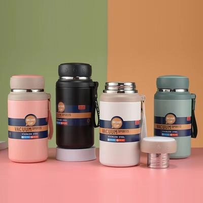 ミニマリストデザインスタイル 750ml/1000ml 携帯キャンプ用ステンレスステールサーモスカップ