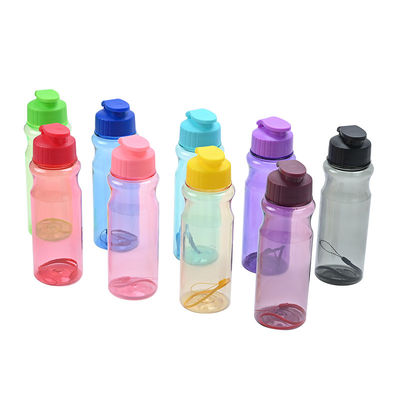 男性と女性のフィットネスのための透明PEプラスチック水瓶 550ml