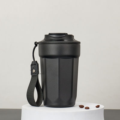 容量 420ml 漏れ防止型ステンレス 蓋付きコーヒータンブラー 環境に優しい