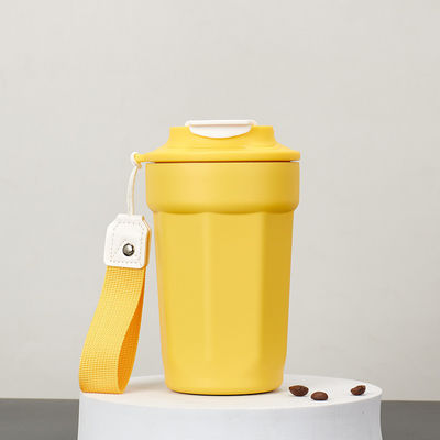 容量 420ml 漏れ防止型ステンレス 蓋付きコーヒータンブラー 環境に優しい