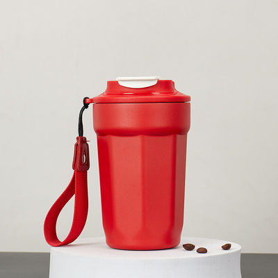 容量 420ml 漏れ防止型ステンレス 蓋付きコーヒータンブラー 環境に優しい