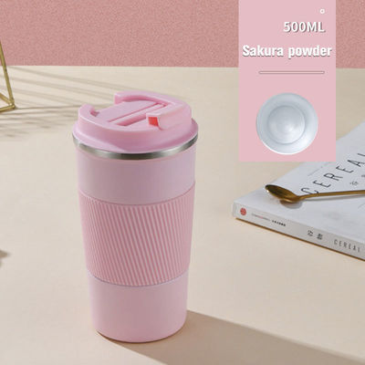 不滑りシリコン袖 380ml/510ml 304 ステンレス鋼 水杯 ベリーカップ