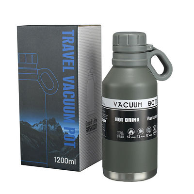 販売 1200ml 1.2L 真空瓶 ステンレスステール 絶縁水瓶