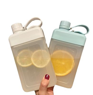 適用される沸騰水 450ml フラット・スクエア・アウトドア・スポーツ・プラスチック・ウォーター・カップ