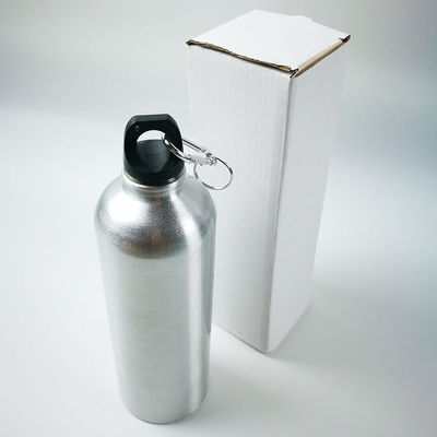 750ml オーダーメイド ロゴ プリント メタル アルミニウム バイク 水瓶 カラバイナー