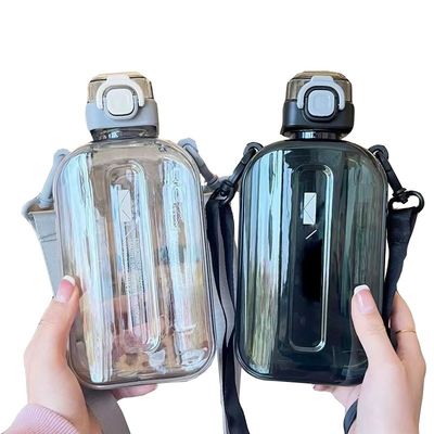 オーダーメイド ロゴ スクウェア 透明 水瓶 750ML ジム スポーツ 漏れ防止 プラスチック