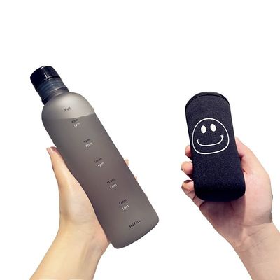 熱隔熱 500ml スポーツタイムマーカー プラスチック飲料水ボトル