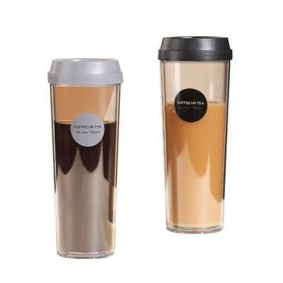 320/420/520ml/700ml 環境に優しい 防水蓋付きの二面壁プラスチック水瓶