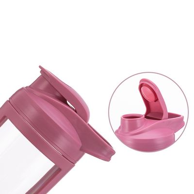 防腐塗装 650ML プラスチックフィットネス水瓶のためのジムシェーカーボトル