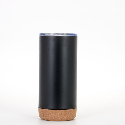 0.5KG ホワイトブラック ダブルウォール 真空 蓋付き ステンレス ステンレス コーヒーカップ