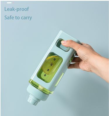 熱隔熱 広角カップ 700ML PC 学生のためのポータブル漏れ防止プラスチックカップ