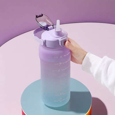 32Oz BPA フリータイムマーカー 3Pcs プラスチック フロスト モチベーション水瓶 スポーツ用 ピンク