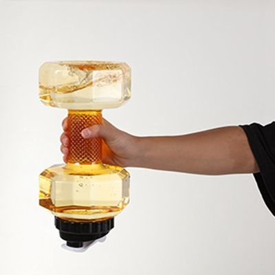 クリエイティブデザイン ジム ダンベル 形ボトル 2200ml ランニング フィットネス ファン