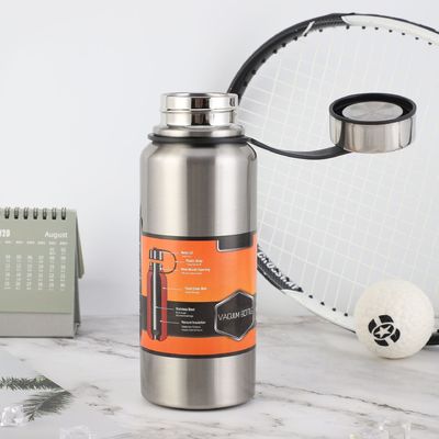 1500ml 隔離式 ダブル ウォール トンブル 高容量 ポータブル バキューム ボトル ハンドル