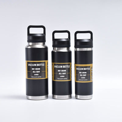 オーダーメイドロゴ 600ml 800ml ポータブルステンレス ワक्यूム 隔離水瓶 キッズ ジム フラス