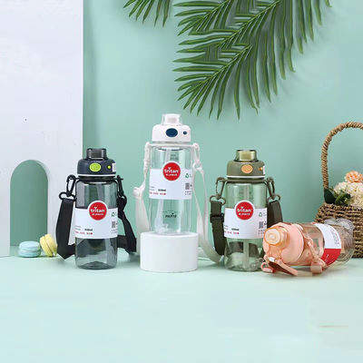 700ml と 830ml ジム ガロン スポーツ 水瓶 時間マーカー BPAフリー 再利用可能なプラスチック トリタン
