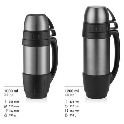 フィットネス 水杯 ポータブル ダブル壁ステンレスステール サーモスボトル 40OZ カスタム ロゴ