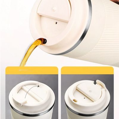 ポータブル 380ml 510ml 真空隔離タンブラー 蓋付きのステンレス鋼ターモスボトル