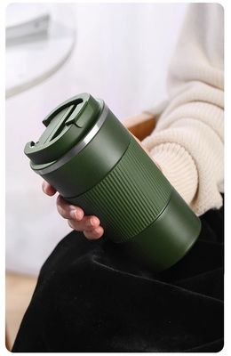 ポータブル 380ml 510ml 真空隔離タンブラー 蓋付きのステンレス鋼ターモスボトル