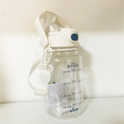 297g プラスチックのスポーツ用 繰り返し使用可能な動機付け用 グラディエントボトル トライタン 水瓶