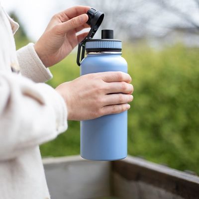 バキュムボトル サーモス 32OZ オーダーメイド ロゴ ステンレス 鋼 双壁 サーモボトル