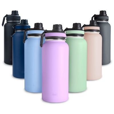 適用可能なすべての人は,BPAフリー蓋付きの32OZステンレスステールスポーツ水瓶を楽しむことができます