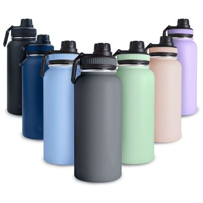適用可能なすべての人は,BPAフリー蓋付きの32OZステンレスステールスポーツ水瓶を楽しむことができます