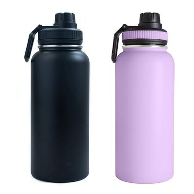 適用可能なすべての人は,BPAフリー蓋付きの32OZステンレスステールスポーツ水瓶を楽しむことができます