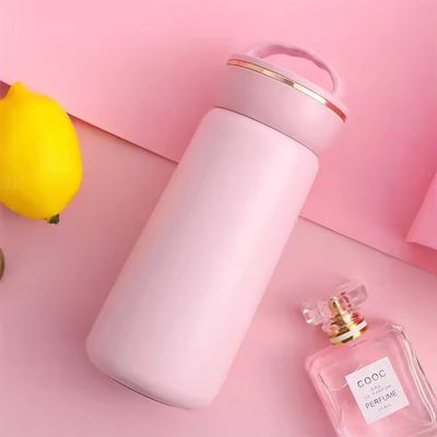 400ml ダブルウォールステンレス鋼熱カップ 絶縁飲料ボトル トンブル水瓶