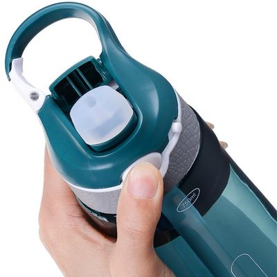 750ml フィットネス タンパク質 ジム シェイカ ボトル ストロー トライタン 食品 シリコン 水瓶