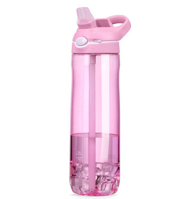 750ml / 25oz容量 ピンクトライタン水瓶 ジム愛好家の持続可能な選択