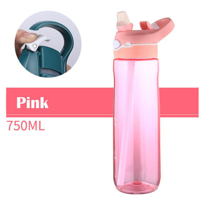 750ml / 25oz容量 ピンクトライタン水瓶 ジム愛好家の持続可能な選択