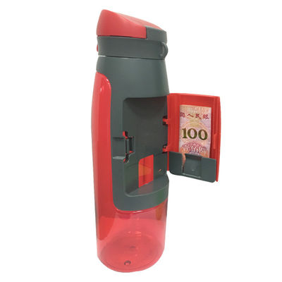 カスタムロゴ 750ml プラスチック ミニマリスト スポーツ 水瓶 蓋付き 屋外活動