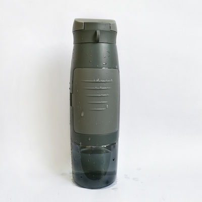 カスタムロゴ 750ml プラスチック ミニマリスト スポーツ 水瓶 蓋付き 屋外活動