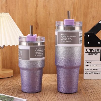20OZ 30OZ ステンレス鋼水瓶 カスタムデザイン カラーフル スポーツストロー サーモスボトル
