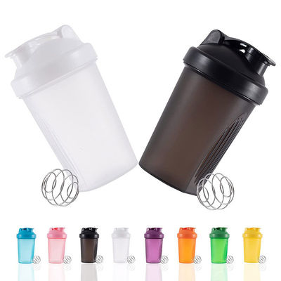 お客様のロゴ ジムシェイカー 400ml 600ml ジムスポーツ 水瓶 プラスチック プロテインシェイカーカップ