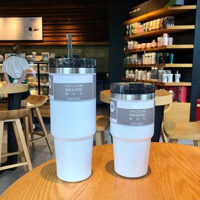 カスタムデザイン 20OZ 30OZ ステンレス鋼水瓶 色彩豊かなストロー真空隔熱