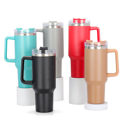 プロモーション カスタムパターン ステンレス鋼 真空隔熱ボトル 40OZ ハンドル付き