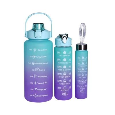 熱い子供 3 in 1 セット ボトル ストロー 子供のための学校 2000ml 900ml 300ml容量