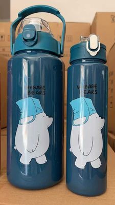このタイムマーカーのモチベーションのプラスチック水瓶で モチベーションと水分を保つ