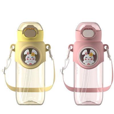 2023年 トレンド プラスチックの水瓶 ダブルスプート・ロングストローユニセックス 備品