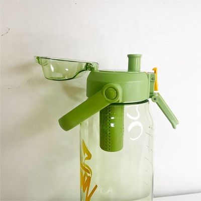 旅行 果物 インフュージョン 水瓶 1000ml トライタン スポーツ プラスチック ティーバッグ インフュージョン ボトル