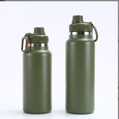カスタムロゴ 32oz/1L ミニマリストデザインスタイル 携帯用のステンレスステール水瓶