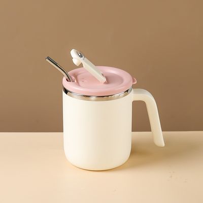 500ml ステンレス コーヒー カップ 広口 漏れ防止 隔離 キャンプ用 持続可能