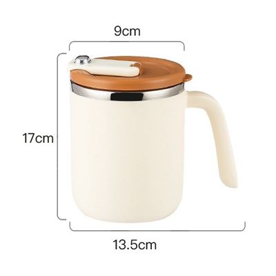 500ml ステンレス コーヒー カップ 広口 漏れ防止 隔離 キャンプ用 持続可能