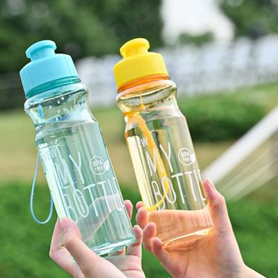 500ml 透明なPETプラスチック 透明な水瓶 屋外水分補給用に個別化