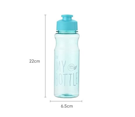 500ml 透明なPETプラスチック 透明な水瓶 屋外水分補給用に個別化