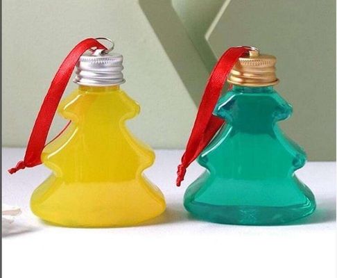 500ml 透明 クリエイティブ 漫画 スノーマン ジュース ボトル パーティーの必需品用の蓋付き