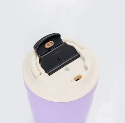ステンレス コーヒー カップ 420ml 密閉 防水 蓋付き カスタム 旅行 ボトル